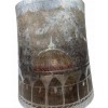 كأس قديم معدن عليه صورة مسجد 