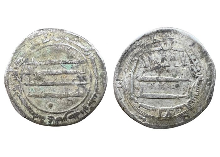 درهم عباسي المهدي مدينة السلام 162 هـ - 3438 -