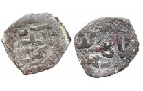 فلس مملوكي برقوق دمشق 796 هـ - 3931 -