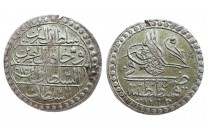 10 بارة عثماني محمود الثاني القسطنطينية 1223 هـ سنة 13 - 2974 -