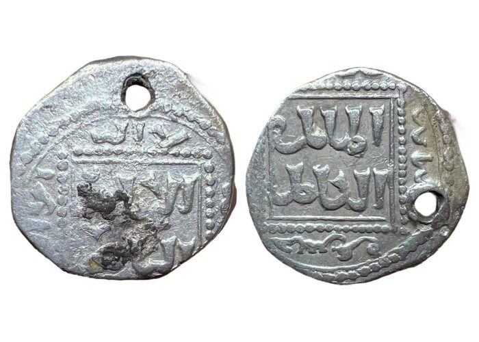 1/2 درهم أيوبي الكامل محمد دمشق 615 هـ - 3015 -