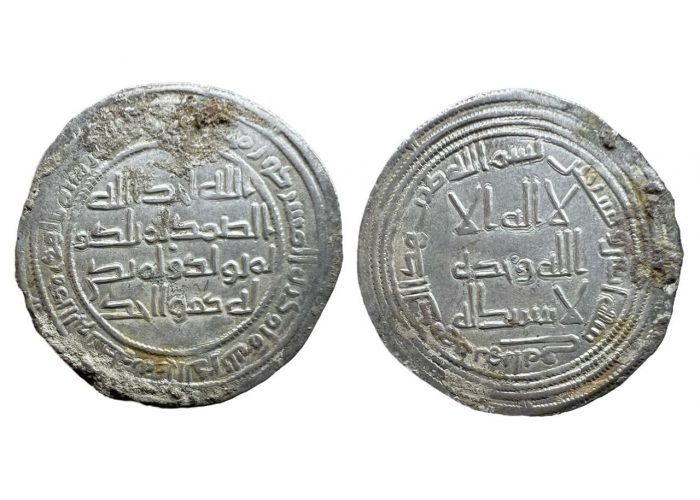 درهم أموي الوليد بن عبد الملك هراة 92 هـ - 3108 -