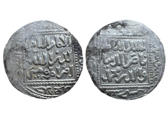 درهم أيوبي الكامل دمشق 615 هـ - 3197 -