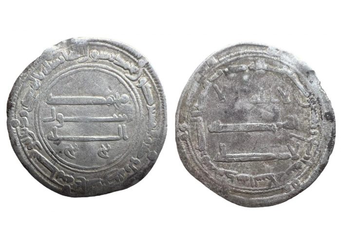 درهم عباسي المنصور مدينة السلام 154 هـ - 3246 -