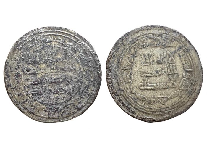 درهم أموي الوليد بن عبد الملك سابور 91 هـ - 3302 -