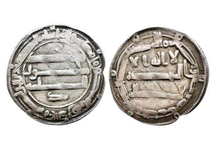 درهم عباسي المهدي العباسية 162 هـ - 3328 -