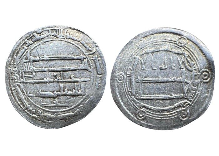 درهم عباسي المهدي ضرب جي 162 هـ - 3329 -