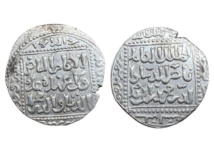 درهم أيوبي الكامل دمشق 619 هـ - 3402 -