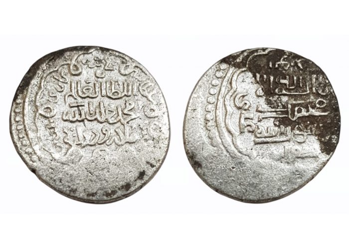 درهم اليخاني 733 هـ سلطانية بهادر خان ابو سعيد - 1726 -