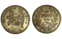 1 بيسو تشيلي 1940 مـ - 1870 -