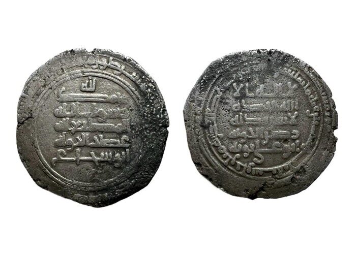 درهم بويهي ركن الدولة ارجان 363 هـ - 2806 -